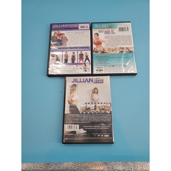 Jillian Micheal Workout Fitness DVD Beginners, 30 Day Shred, Lift & Shred - Picture 9 of 10